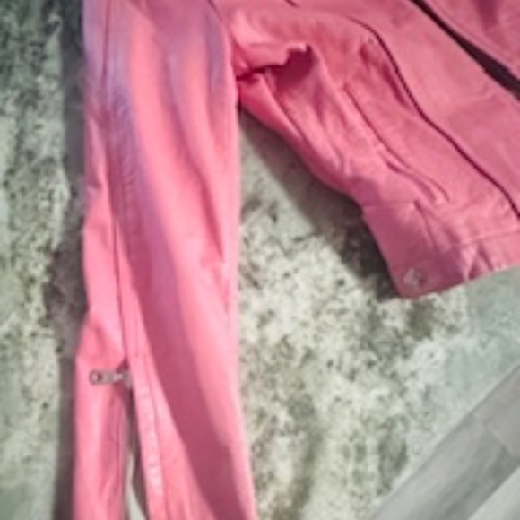 Vintage Wilsons Leather Pink Jacket (S) - Picture 10 of 16